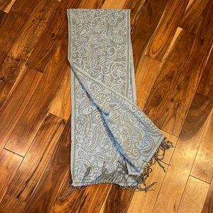 Beautiful grey and blue scarf